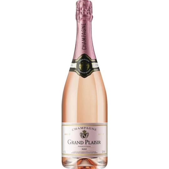 Plaisir Champagne Brut Rosé 0,75L 3 Plaisir Champagne Brut Rosé 0,75L