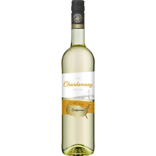 Kalifornien Chardonnay Weißwein 0,75L 3 Kalifornien Chardonnay Weißwein 0,75L