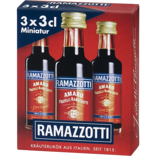 Amaro Miniaturen 3ST 90ML 3 Amaro Miniaturen 3ST 90ML
